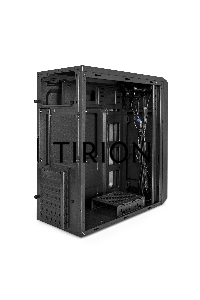 Компьютерный корпус Miditower ExeGate XP-332UC-XP400 (ATX, XP400 с вент. 12см, 2*USB3.0+1*TypeC, аудио, черный)