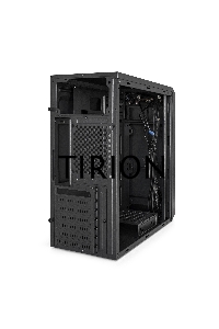 Компьютерный корпус Miditower ExeGate XP-332UC-XP400 (ATX, XP400 с вент. 12см, 2*USB3.0+1*TypeC, аудио, черный)