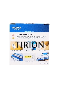 Пленочная клеящаяся лента Brother DK22211 29 мм x 15.24 м, черный шрифт, белый фон