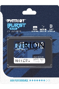 Накопитель SSD Patriot Burst Elite, 960GB, SATA, 2.5