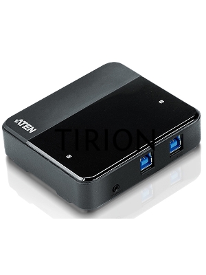 Переключатель, электрон., USB, 2 User > 2 устройства + клавиатура + мышь, 2 USB A-тип > 4 USB A-тип, Male > Female, со встроен. шнурами 2х1.2м., (USB 2.0) 2 PORT USB3.0 Peripheral Sharing Device.