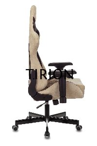 Кресло игровое Бюрократ VIKING 7 KNIGHT BR FABRIC коричневый текстиль/эко.кожа крестовина металл/пластик