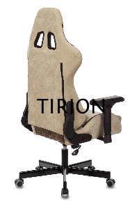 Кресло игровое Бюрократ VIKING 7 KNIGHT BR FABRIC коричневый текстиль/эко.кожа крестовина металл/пластик