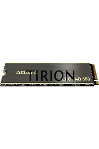 Накопитель SSD ADATA LEGEND 850, 1Tb, PCIe 4.0 x4, M.2 2280, NVMe, R/W 5000/4500, с радиатором