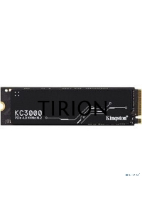 Накопитель SSD Kingston 1Tb KC3000 M.2 Series <SKC3000S/1024G> (PCI-E 4.0 x4, up to 7000/6000Mbs, 1000000 IOPS, 3D TLC, NVMe, 800TBW, Phison E18, 22х80mm, LP graphen heatsink)