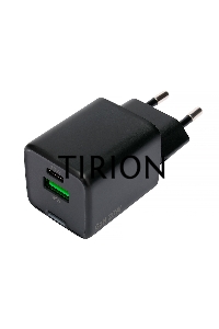 Зарядное устройство Cablexpert MP3A-PC-62, 20Вт GaN, 3А, QC4.0/PD, 1xUSB, 1xType-C, черный, пакет