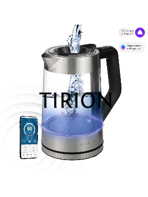 Чайник POLARIS PWK1725CGLD WIFI IQ Home, 1,7 л, 2200 Вт, стекло