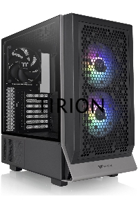 Компьютерный корпус Thermaltake Ceres 300 TG ARGB черный без БП ATX 3x140mm 2xUSB3.0 1xUSB3.1 audio bott PSU