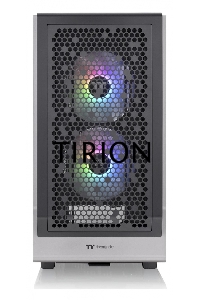 Компьютерный корпус Thermaltake Ceres 300 TG ARGB черный без БП ATX 3x140mm 2xUSB3.0 1xUSB3.1 audio bott PSU