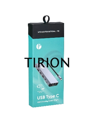 Usb концентратор TypeC -->(2HDMI+DP)4K*60Hz+3USB3.0+TC+USB2.0+RJ45+SD+TF+PD+audio+TCадаптер