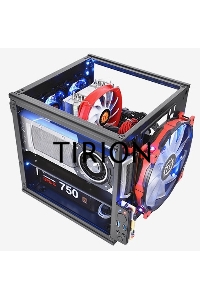 Компьютерный корпус Thermaltake Core V1  черный без БП miniITX 1x200mm 2xUSB3.0 audio bott PSU