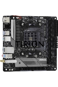 Материнская плата ASRock A520M-ITX/AC, AM4, AMD A520, 2xDDR4, 4xSATA, 1xM.2 PCI-E, 1xPCI-E 3.0 x16, 1xHDMI, 1xDP, 1x1Gb LAN, Wi-Fi, Bluetooth, 2xUSB-A 2.0, 3xUSB-A 3.2 Gen 1, 1xUSB-C 3.1, 3x3.5 мм, 7.1, Mini-ITX