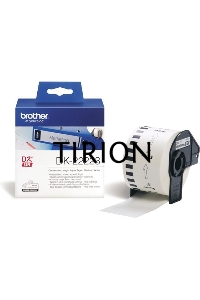 Бумажная клеящаяся лента Brother DK22223 50 мм, 30 м, черный шрифт, белый фон
