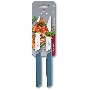 Набор ножей кухон. Victorinox Swiss Modern (6.9006.12W2B) компл.:2шт синий блистер
