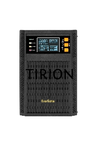 ИБП On-line ExeGate PowerExpert TL-2000.LCD.AVR.3SH.USB.RS232.SNMP <2000VA/2000W, On-Line, PF=1, LCD, 3*Schuko, RS232, USB, SNMP-slot, встроенные батареи 12V 7.2Ah - 4шт, Tower, металлический корпус, Black>
