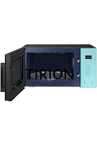 Микроволновая печь Samsung MG23T5018AN/BW голубой, 23 л, 800 Вт, переключатели - сенсор
