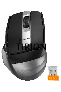 Мышь беспроводная A4Tech Fstyler FB35C серый/черный, 2000 dpi, радиоканал, Bluetooth, USB, кнопки - 6