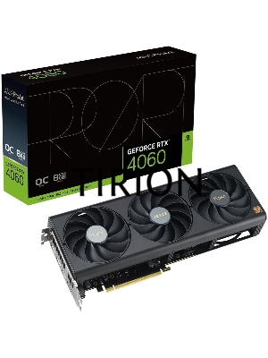 Видеокарта Asus PROART-RTX4060-O8G PCI-E 4.0 RTX4060 8192Mb 128 GDDR6 2550/17000 HDMIx1 DPx3 HDCP Ret
