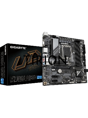 Материнская плата Gigabyte B760M DS3H, LGA 1700, Intel B760, 4xDDR5, 4xSATA, 2xM.2, 1xPCIe 4.0 x16, 2xPCIe x1, 1xHDMI, 1xVGA, 2xDP, 1x 2.5Gb LAN, 3xUSB-A 3.2 Gen 1, 1xUSB-C 3.2 Gen 2, 2xUSB-A 2.0, 3x3.5 мм, 7.1, mATX