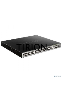 Управляемый L3 PoE-коммутатор D-Link DGS-3630-52PC/A2ASI PROJ стекируемый, 44x1000Base-T, 4x10GBase-X SFP+, 4xCombo 1000Base-T/SFP, ПО SI
