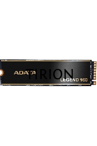 Накопитель SSD ADATA LEGEND 960, 2Tb, PCIe 4.0 x4, M.2 2280, NVMe, R/W 7400/6800, с радиатором