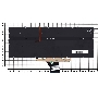 Клавиатура для ноутбука HP Envy 13-BA серебро