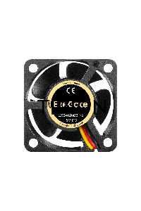 Вентилятор для корпуса ExeGate EX04020SB2P-5 черный, 40 мм, 5500 об/мин, 24 дБ, 3 pin