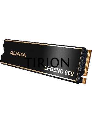 Накопитель SSD ADATA LEGEND 960, 2Tb, PCIe 4.0 x4, M.2 2280, NVMe, R/W 7400/6800, с радиатором