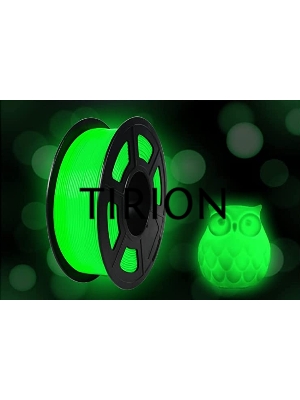 Филамент NVPRINT PLA Noctilucen (Glow In the Dark) Green для 3D печати диаметр 1.75мм  длина 330 метров  масса 1 кг