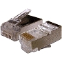 Коннектор RJ45 STP 8P8C, универсальный, cat.6, 100 шт.