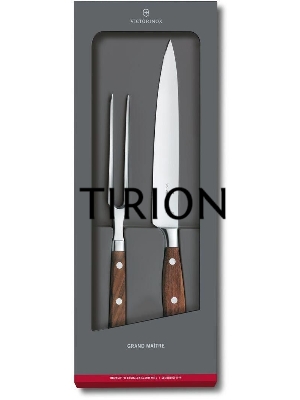 Набор ножей кухон. Victorinox Grand Maitre (7.7240.2) компл.:1шт вилка дерево подар.коробка