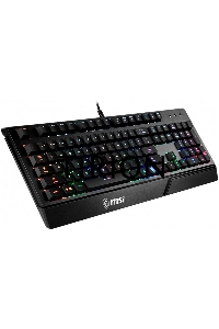 Клавиатура MSI VIGOR GK20 RU черный USB Multimedia for gamer LED (подставка для запястий)
