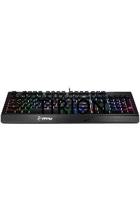 Клавиатура MSI VIGOR GK20 RU черный USB Multimedia for gamer LED (подставка для запястий)