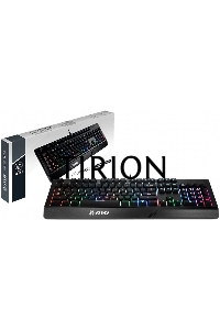 Клавиатура MSI VIGOR GK20 RU черный USB Multimedia for gamer LED (подставка для запястий)