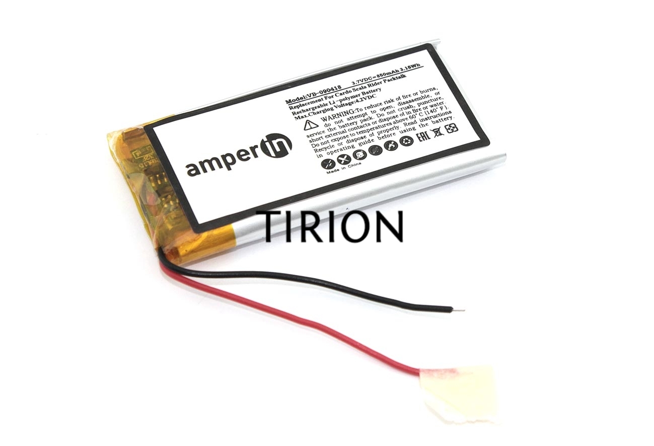 Аккумуляторная батарея Amperin для Cardo Scala Rider Packtalk 850mah