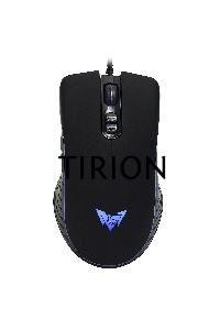 Мышь проводная Crown CMGM-900 черный, 3200 dpi, USB, кнопки - 7