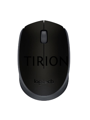 Мышь беспроводная Logitech M171 черный/серый, 1000 dpi, радиоканал, USB, кнопки - 3