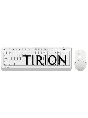 Клавиатура + мышь A4Tech Fstyler FG1012 клав:белый мышь:белый USB беспроводная Multimedia