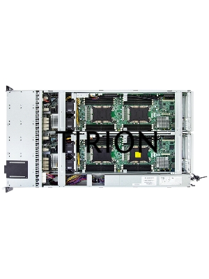 Серверная платформа AIC Storage Server 2-NODE 2U noCPU(2)2nd Gen Xeon Scalable/TDP 165W/ no DIMM(16) per node/ 24x2,5''+ 2x2,5''(per node)/ 2x10GB SFP+/ 2x1GbE/ 3 x8 slots(FHHL)/2x1300W