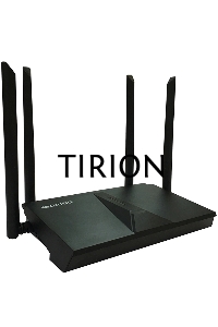 Двухдиапазонный Wi-Fi 6 маршрутизатор AX1800, 1x1000Base-T WAN, 3x1000Base-T LAN, 4 внешние антенны 5 dBi