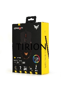 Мышь проводная Crown CMGM-900 черный, 3200 dpi, USB, кнопки - 7