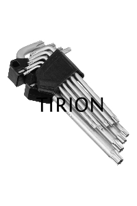 Набор ключей имбусовых Torx-Tempered, TT10-50, CrV, 9 шт., удлиненные Сибртех