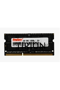 Оперативная память KingSpec, DDR3L, 4GB (1x4 GB), 1600 MHz, CL11, SO-DIMM