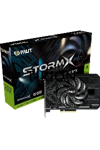 Видеокарта Palit PA-RTX4060 STORMX 8GB 8192Mb 128 GDDR6 1830/17000 HDMIx1 DPx3 HDCP Ret