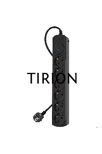 Сетевой фильтр Ippon BK-6-EU-3-10-B 3м (6 розеток) черный (коробка)