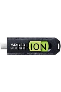 Флеш диск A-Data 128Gb Type-C UC300 ACHO-UC300-128G-RBK/GN USB3.2 черный/зеленый