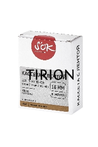 Кассета с лентой S'OK by Sakura Printing TZE841 для Brother,  черный на золотом, 18мм/8м , наклейка