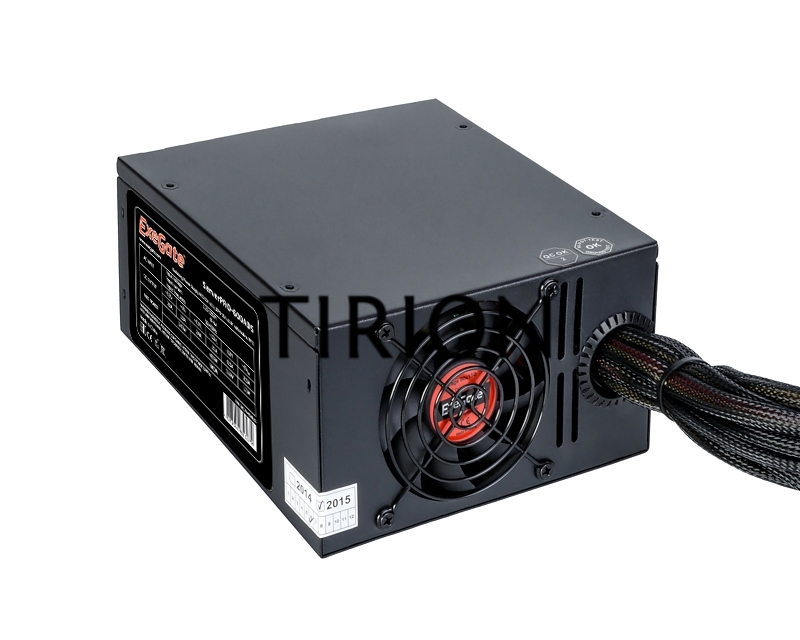 Серверный блок питания 600W Exegate <RM-600ADS> APFC,2х8cm fan, 20+4pin/(4+4)pin , 2xPCI-E , 9xSATA