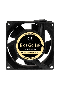 Вентилятор для корпуса ExeGate EX08038BAT черный, 80 мм, 2600 об/мин, 35 дБ