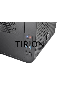 Компьютерный корпус Thermaltake Core V1  черный без БП miniITX 1x200mm 2xUSB3.0 audio bott PSU